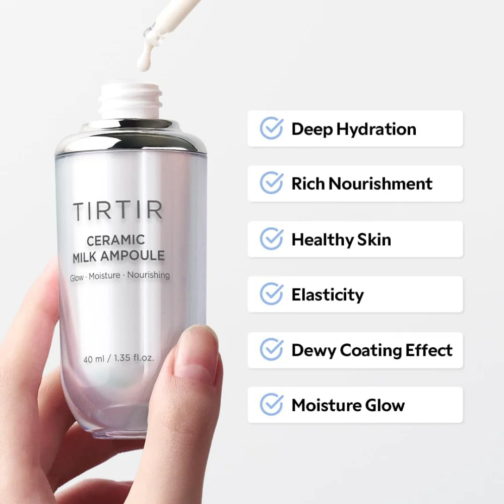 TirTir Ceramic Milk Ampoule 40ml - Image 5