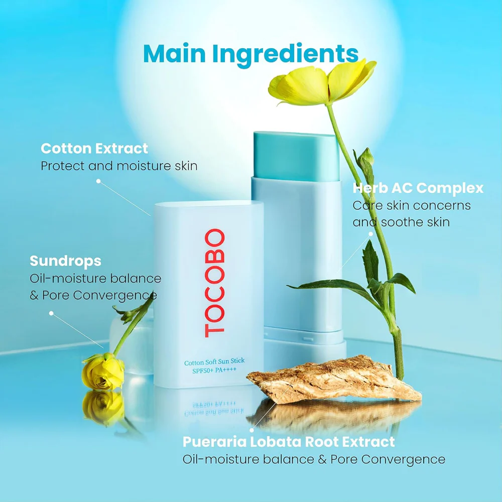 Tocobo Cotton Soft Sun Stick PA++++ SPF50+ 19g - Image 3