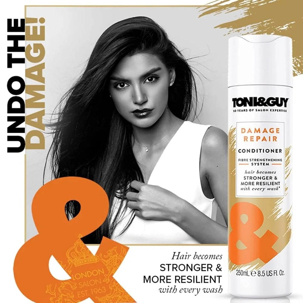 Toni & Guy Infinite Damage Repair Fibre Strengthening System Conditioner 250ml - Image 3