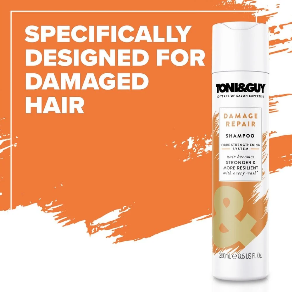 Toni & Guy Infinite Damage Repair Fibre Strengthening System Shampoo 250ml - Image 3