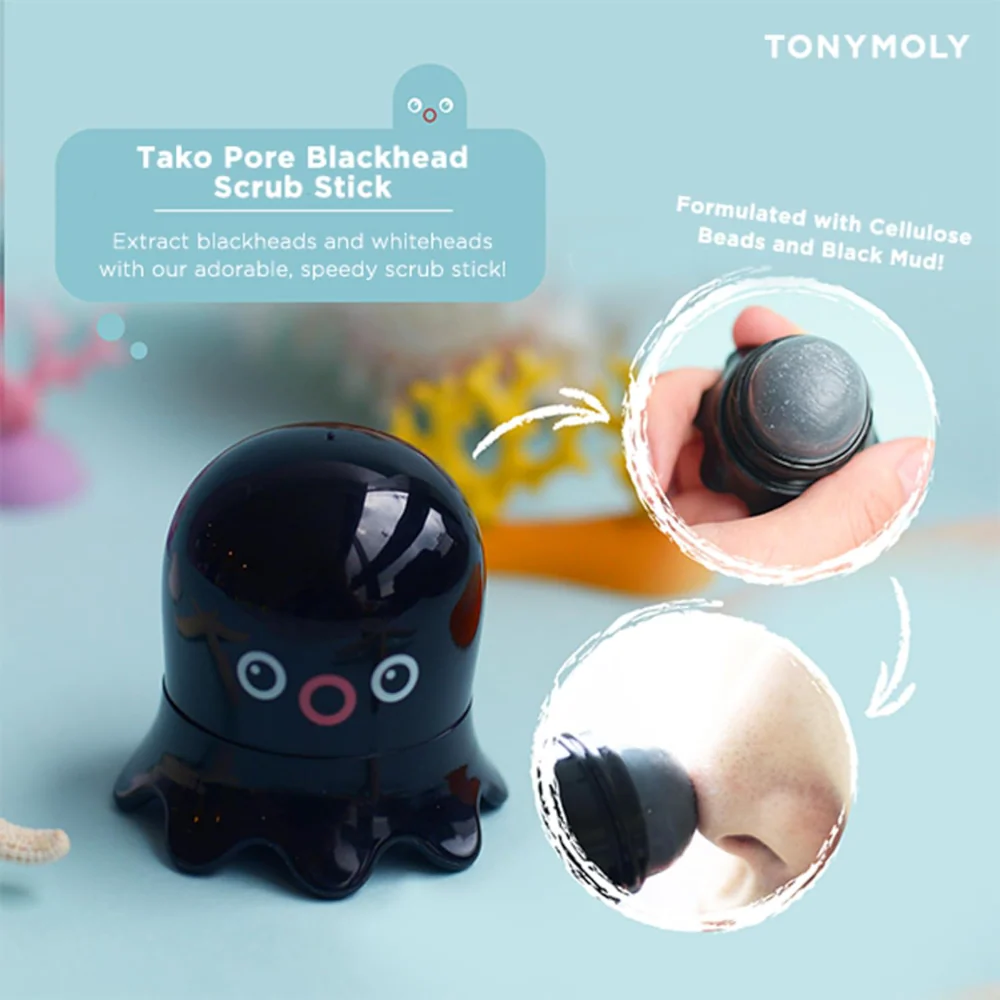 TONYMOLY Tako Pore Blackhead Scrub Stick 10g - Image 2