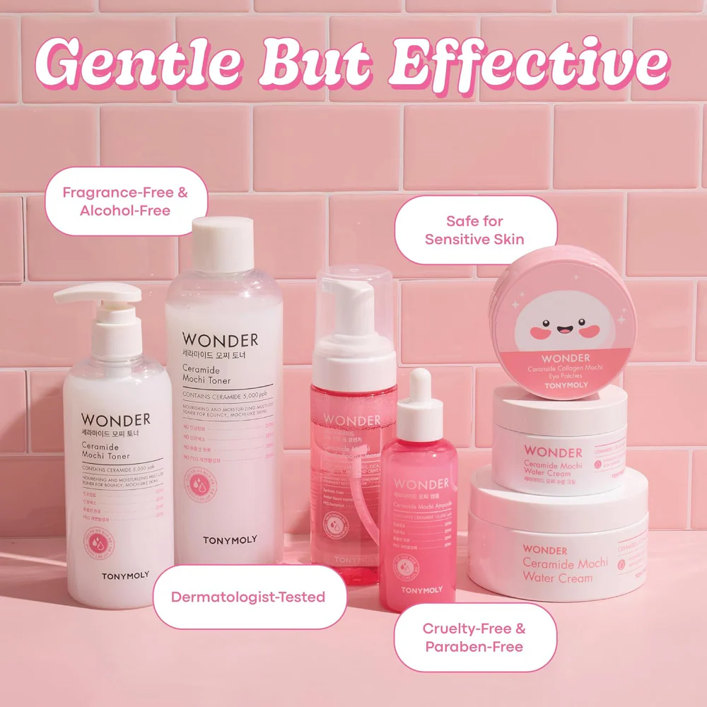 TONYMOLY Wonder Ceramide Mochi Toner 500ml - Image 4