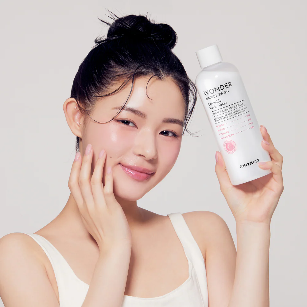 TONYMOLY Wonder Ceramide Mochi Toner 500ml - Image 6