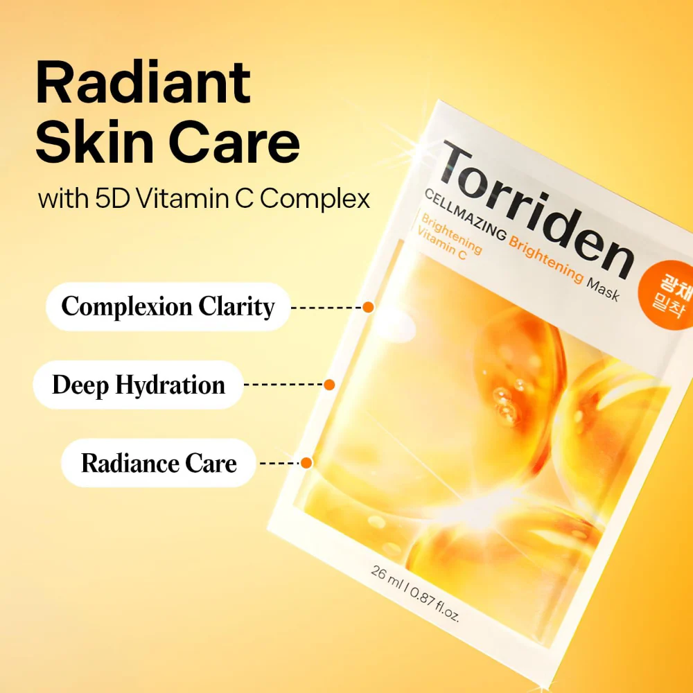 Torriden Cellmazing Brightening Vitamin C Sheet Mask 27ml - Image 2