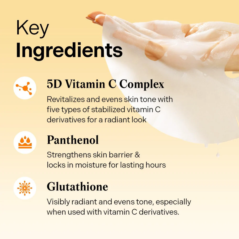 Torriden Cellmazing Brightening Vitamin C Sheet Mask 27ml - Image 4