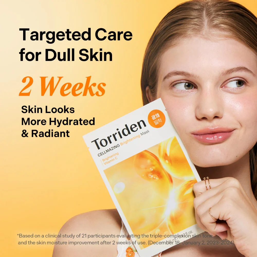 Torriden Cellmazing Brightening Vitamin C Sheet Mask 27ml - Image 5