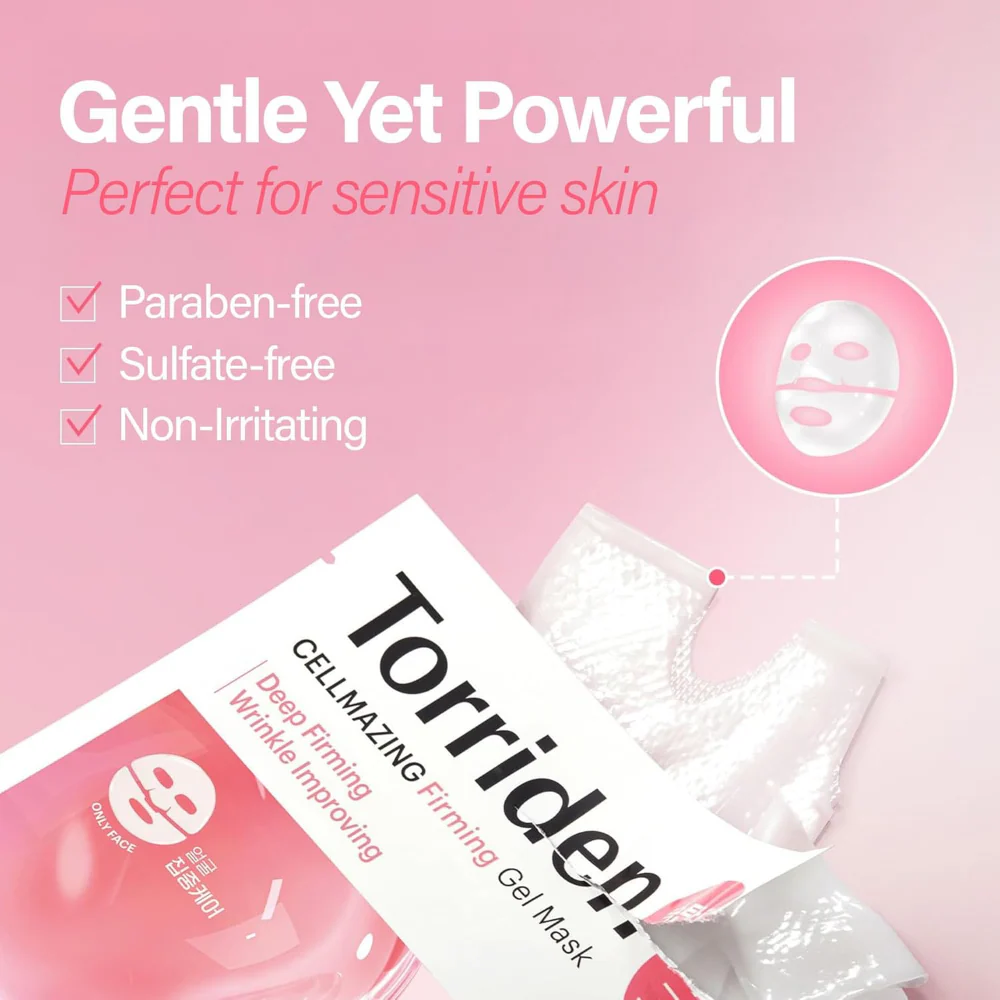 Torriden Cellmazing Deep Firming Gel Masks x4 - Image 3