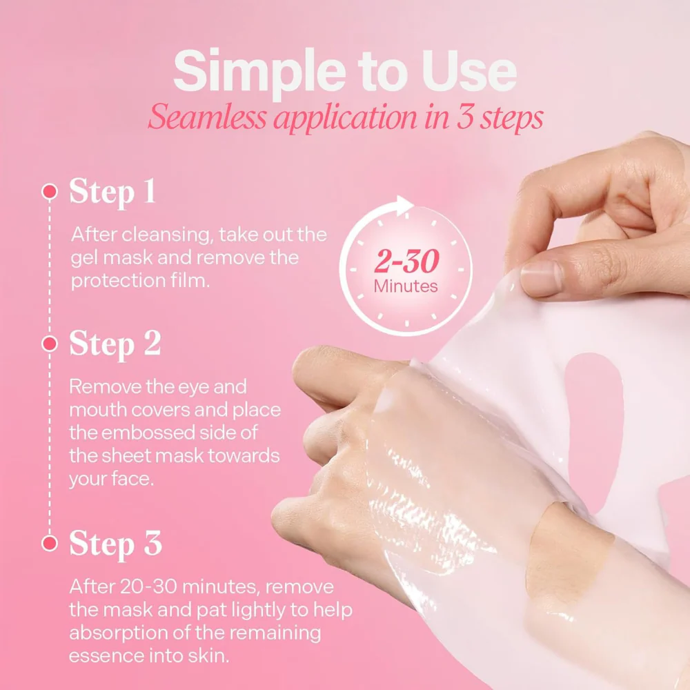 Torriden Cellmazing Deep Firming Gel Masks x4 - Image 6
