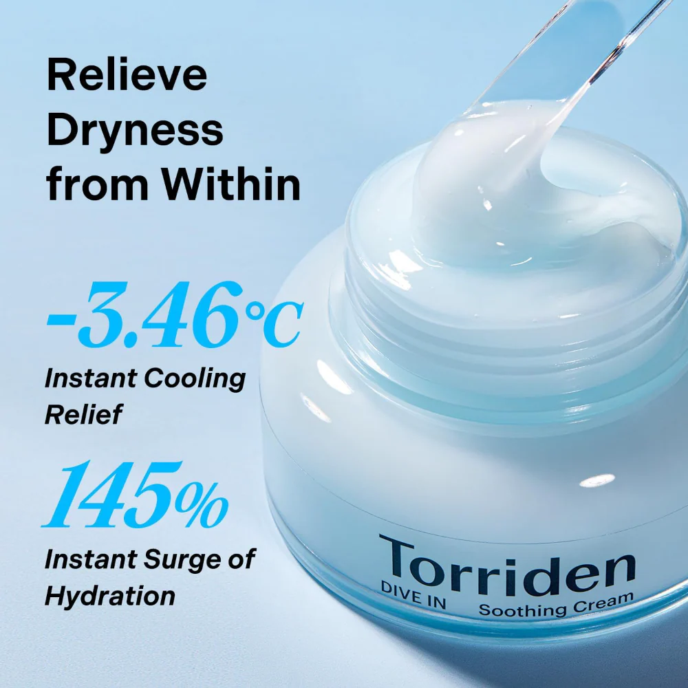 Torriden Dive-In Low Molecular Soothing Cream 100ml - Image 6