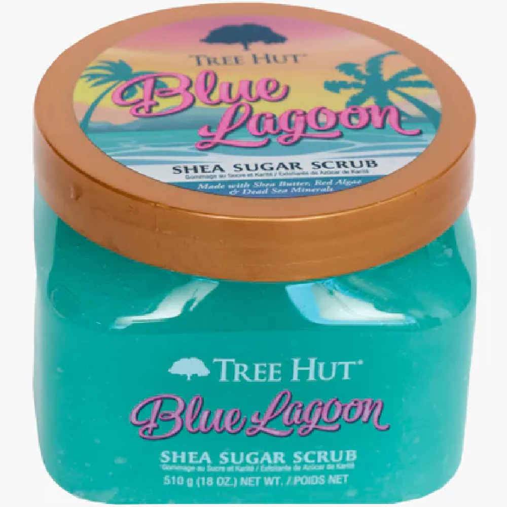 Tree Hut Shea Sugar Scrub Blue Lagoon 510g - Image 2