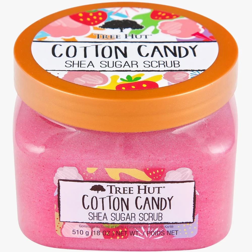 Tree Hut Shea Sugar Scrub Cotton Candy 510g - Image 2