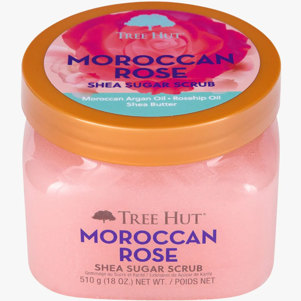 Tree Hut Shea Sugar Scrub Moroccan Rose 510g - Image 2