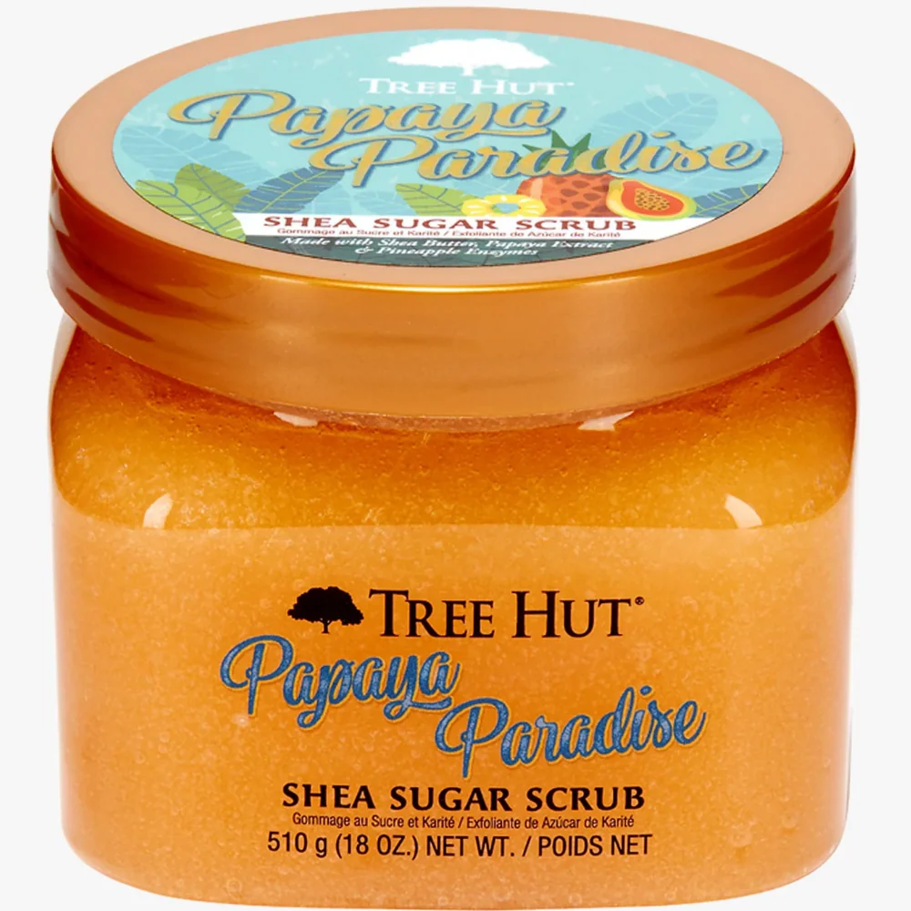 Tree Hut Shea Sugar Scrub Papaya Paradise 510g - Image 2