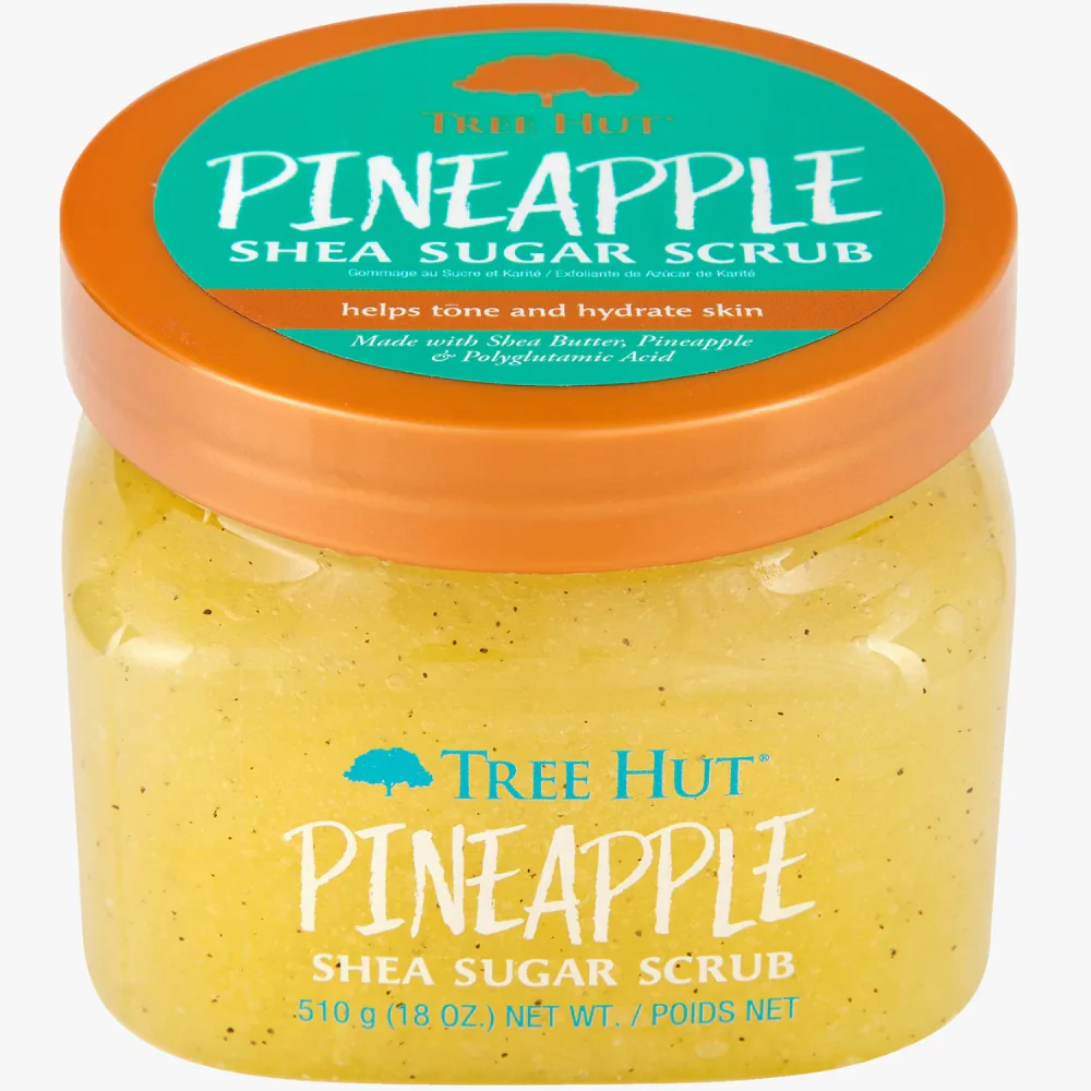 Tree Hut Shea Sugar Scrub Pineapple 510g - Image 2