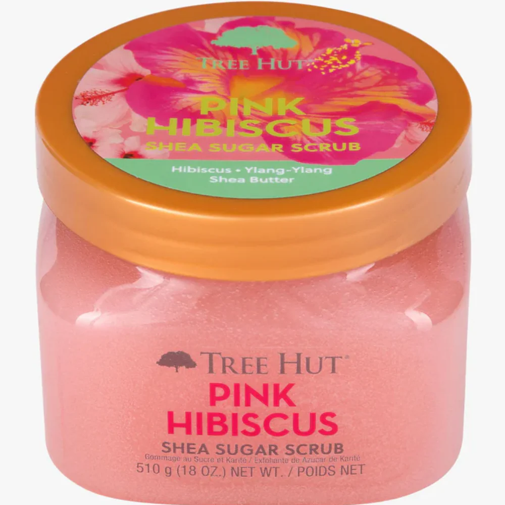 Tree Hut Shea Sugar Scrub Pink Hibiscus 510g - Image 2