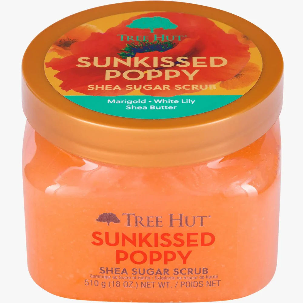Tree Hut Shea Sugar Scrub Sunkissed Poppy 510g - Image 2