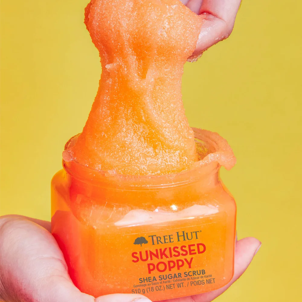 Tree Hut Shea Sugar Scrub Sunkissed Poppy 510g - Image 5