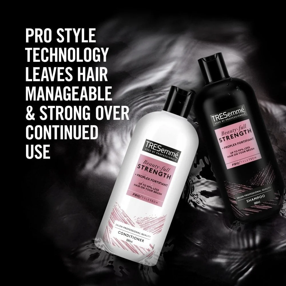 TRESemme Beauty-Full Strength Shampoo & Conditioner Twin 2 x 680ml - Image 4