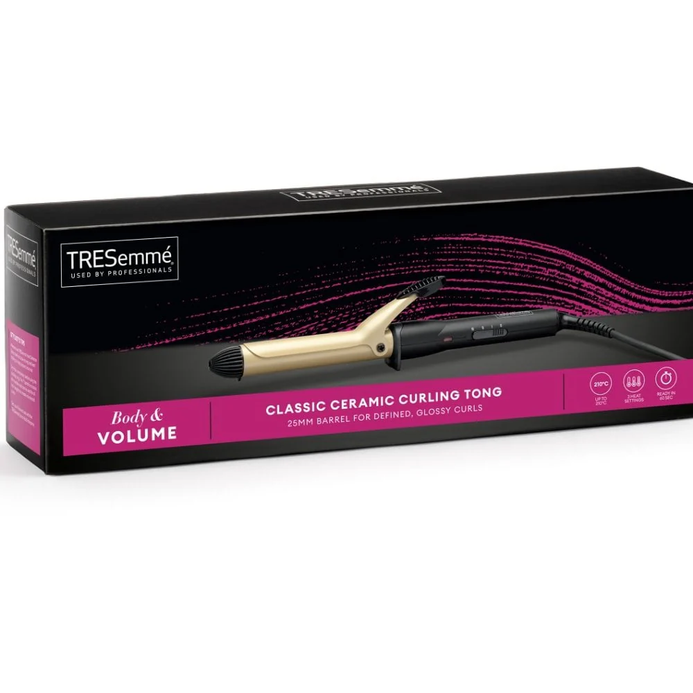 TRESemme Body & Volume Classic Ceramic Curling Tong 25mm 2811U - Image 6