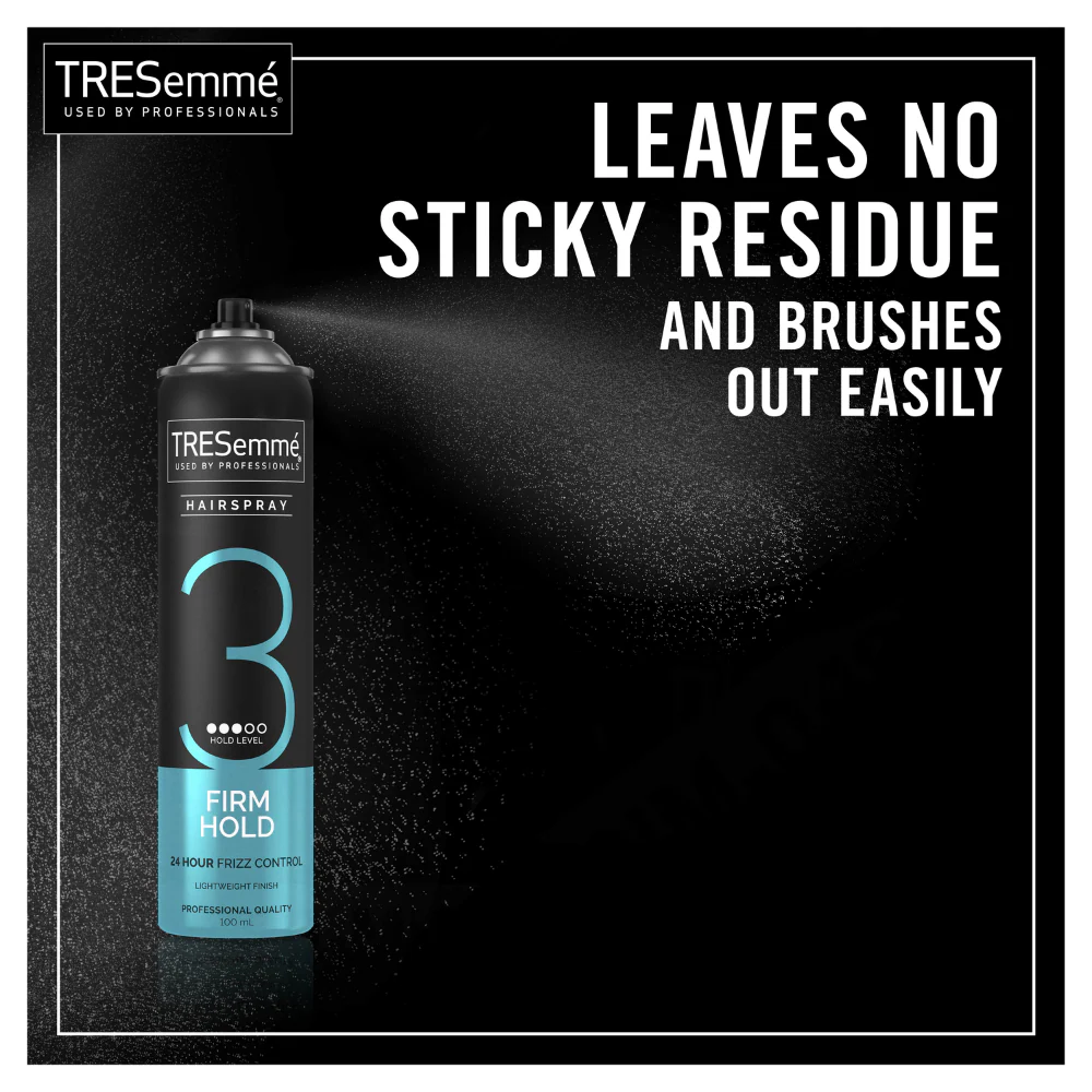 TRESemme Firm Hold 24 Hour Frizz Control Hairspray 100ml - Image 3