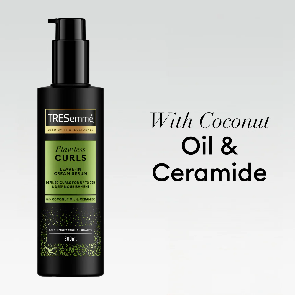 TRESemme Flawless Curl Leave-In Cream Hair Serum 200ml - Image 5