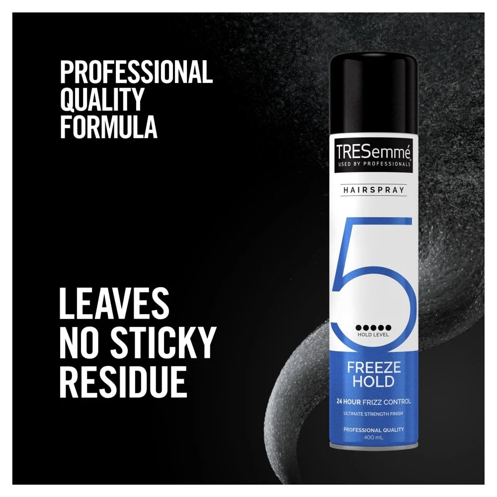 TRESemme Freeze Hold 24 Hour Frizz Control Hairspray 400ml - Image 4