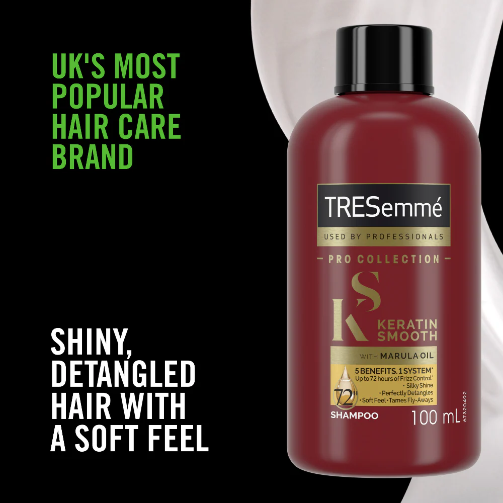 TRESemme Keratin Smooth Shampoo 100ml - Image 3