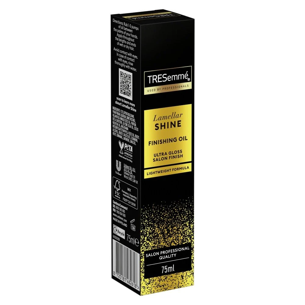 TRESemme Lamellar Shine Ultra Gloss Finishing Oil 75ml - Image 2