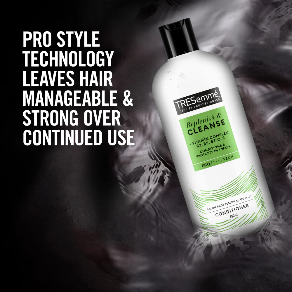 TRESemme Replenish & Cleanse Conditioner 680ml - Image 5