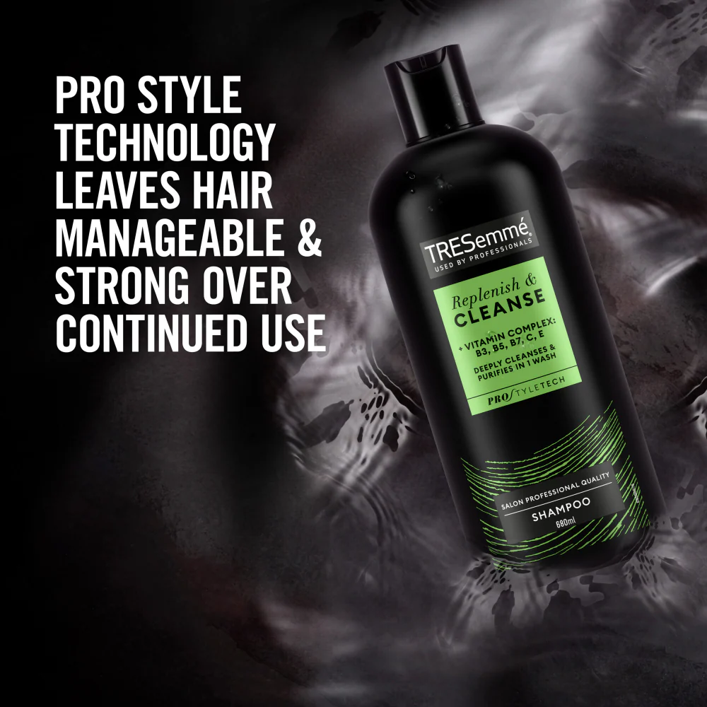 TRESemme Replenish & Cleanse Shampoo 680ml - Image 5