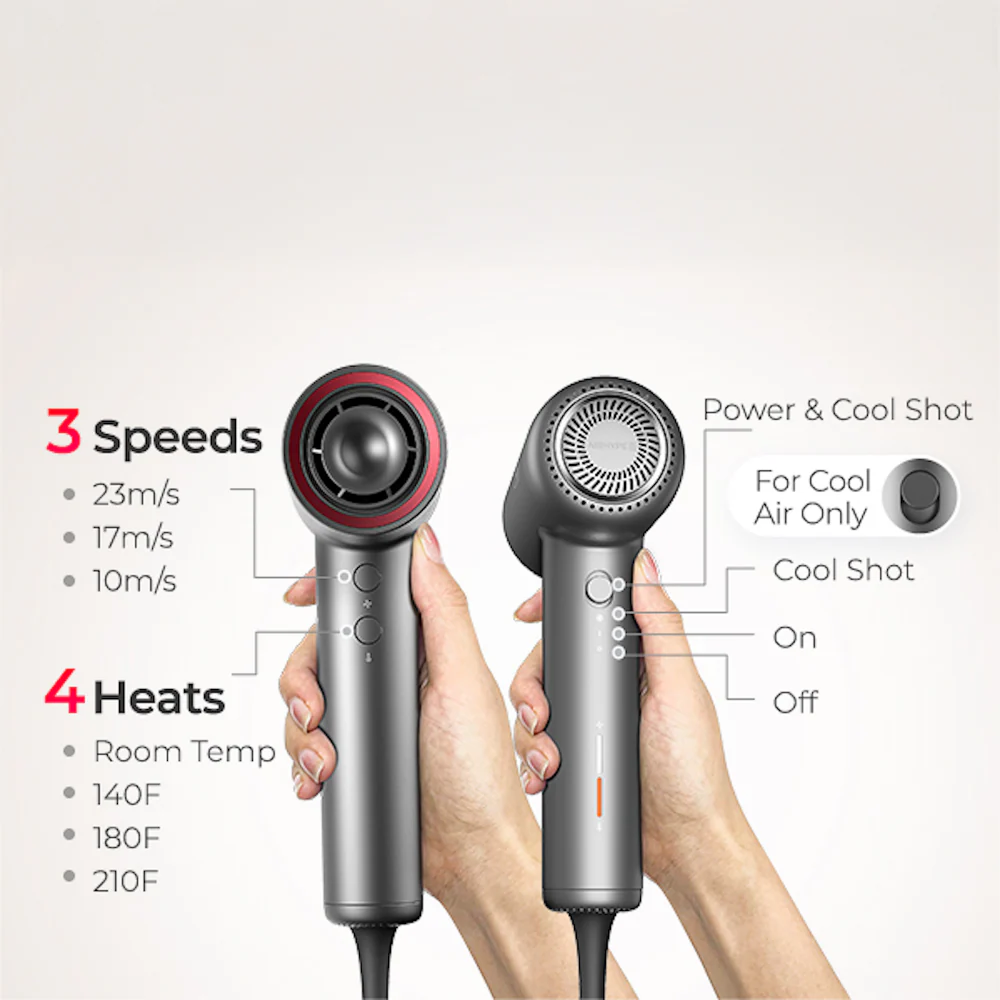 TYMO AirHype Lite High-Speed Hair Dryer - Image 8