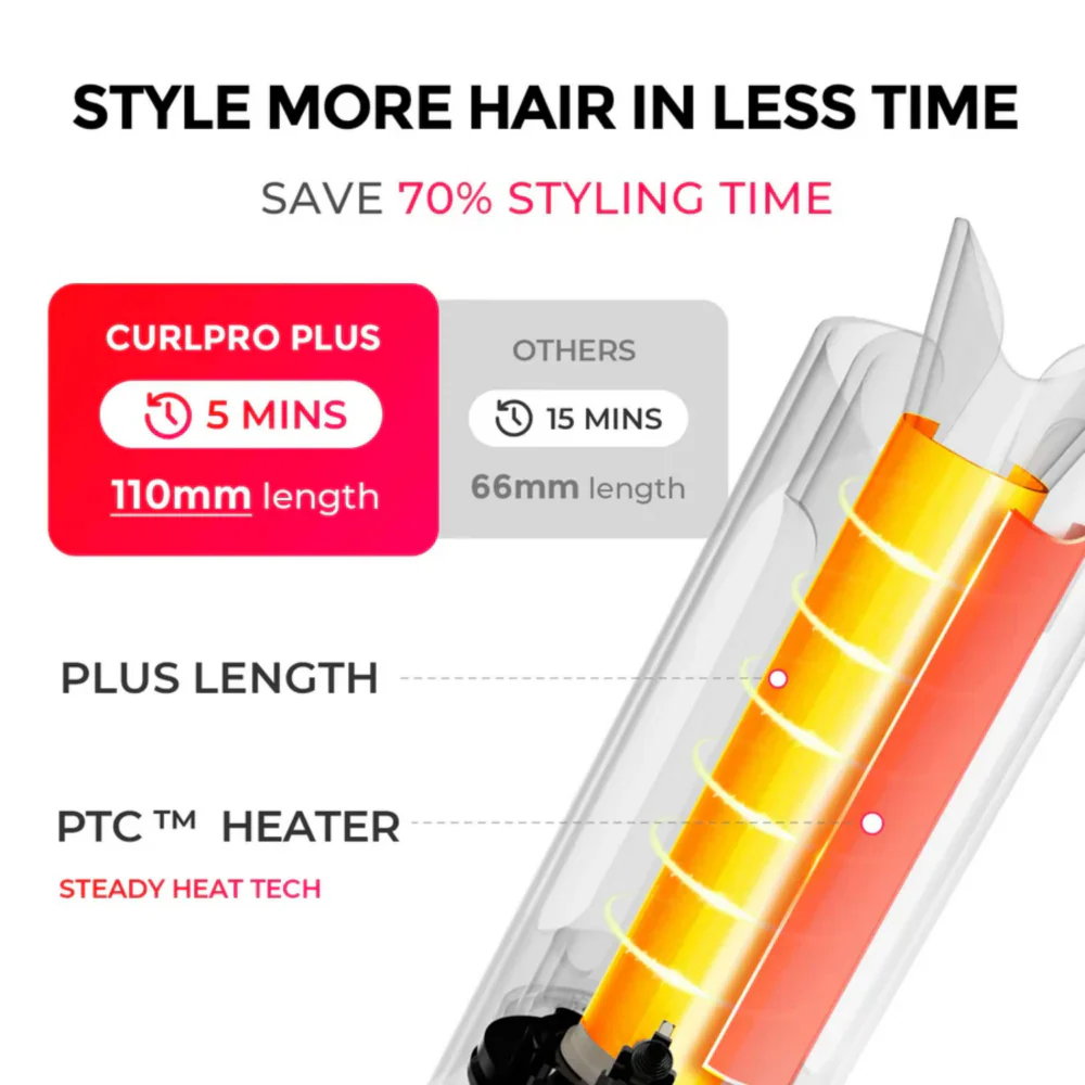 TYMO CurlPro Plus Curling Iron with Heat Mat - Image 5