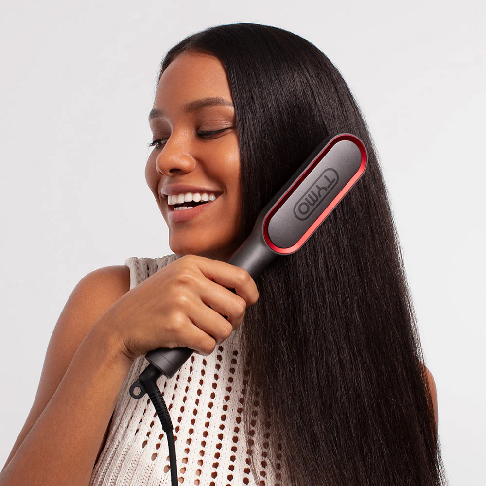 TYMO Ring Plus Hair Straightening Comb Grey - Image 5