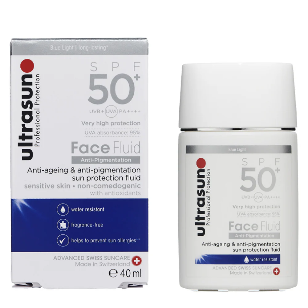 Ultrasun Face Anti-Pigmentation Anti-Ageing Moisturising Sun Protection Fluid PA++++ SPF50+ 40ml - Image 2