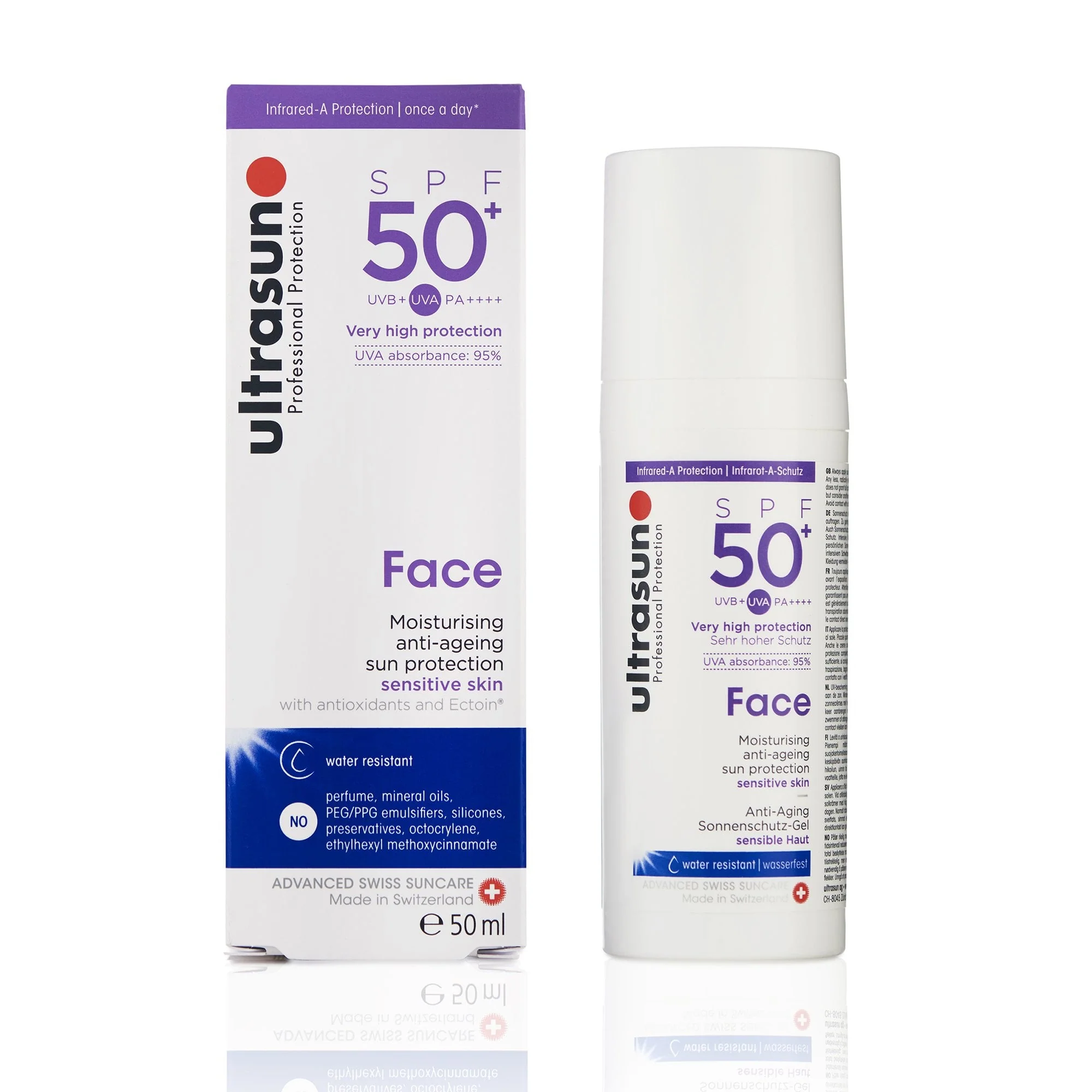 Ultrasun Face Moisturising Anti-Ageing Sun Protection PA++++ SPF50+ 50ml - Image 2