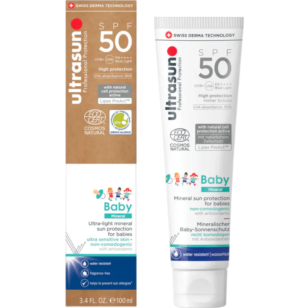 Ultrasun Mineral Baby Sun Protection PA++++ SPF50 100ml - Image 2
