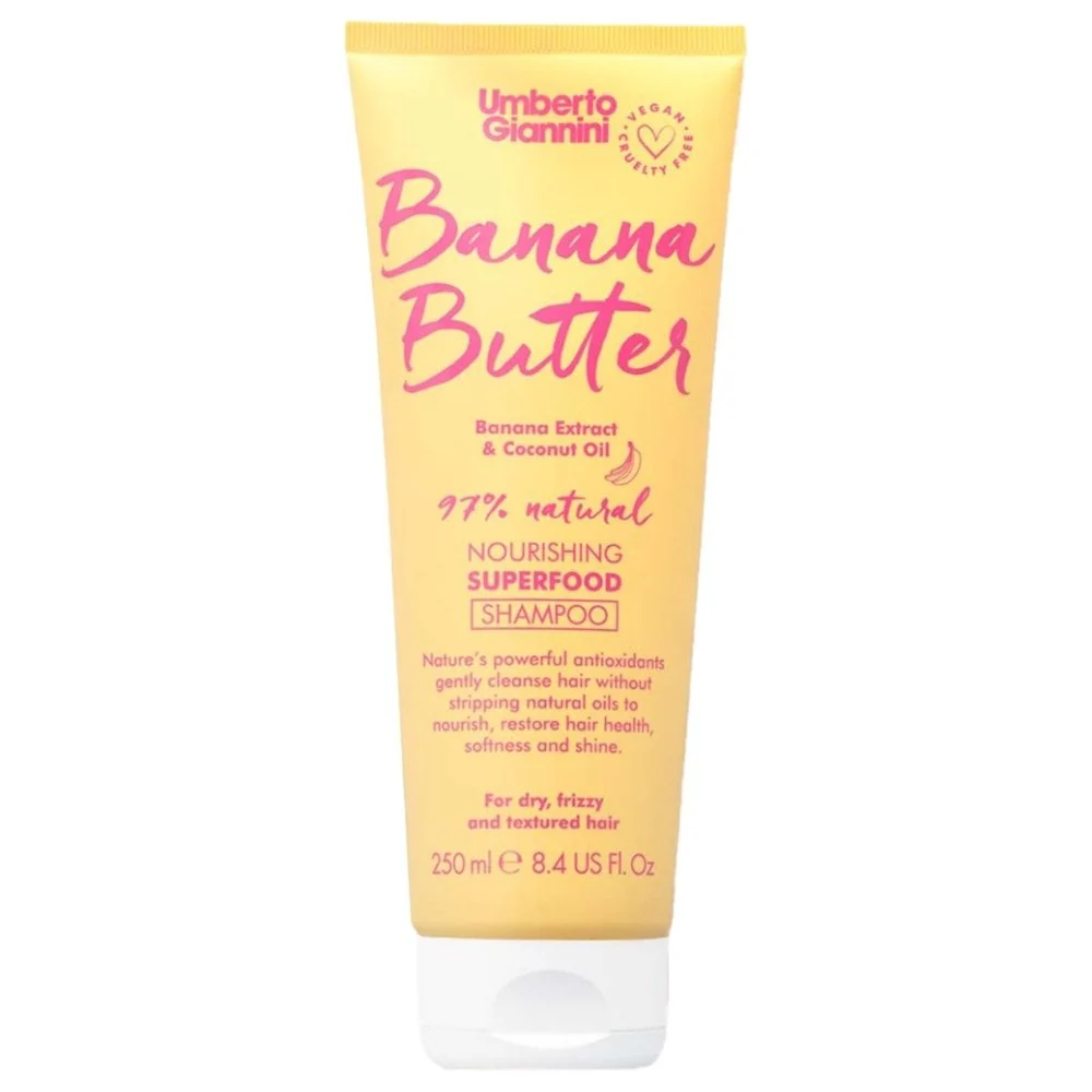 Umberto Giannini Banana Butter Shampoo & Conditioner Twin 2 x 250ml - Image 2