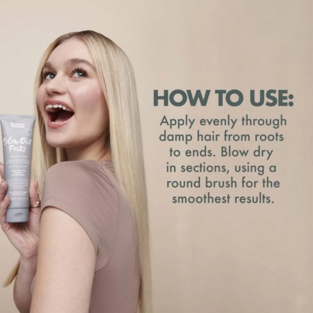 Umberto Giannini Blow Out Frizz Styling Cream 150ml - Image 5