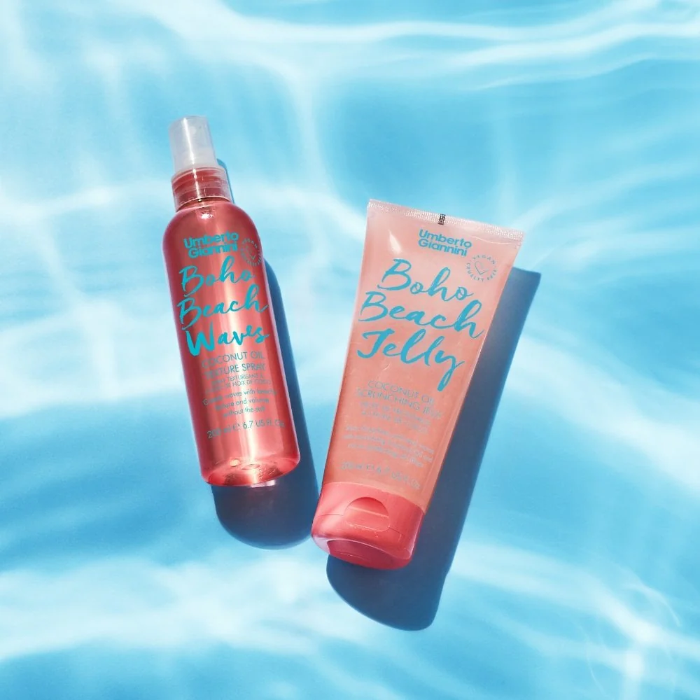 Umberto Giannini Boho Beach Coconut Oil Scrunching Jelly 200ml - Image 3
