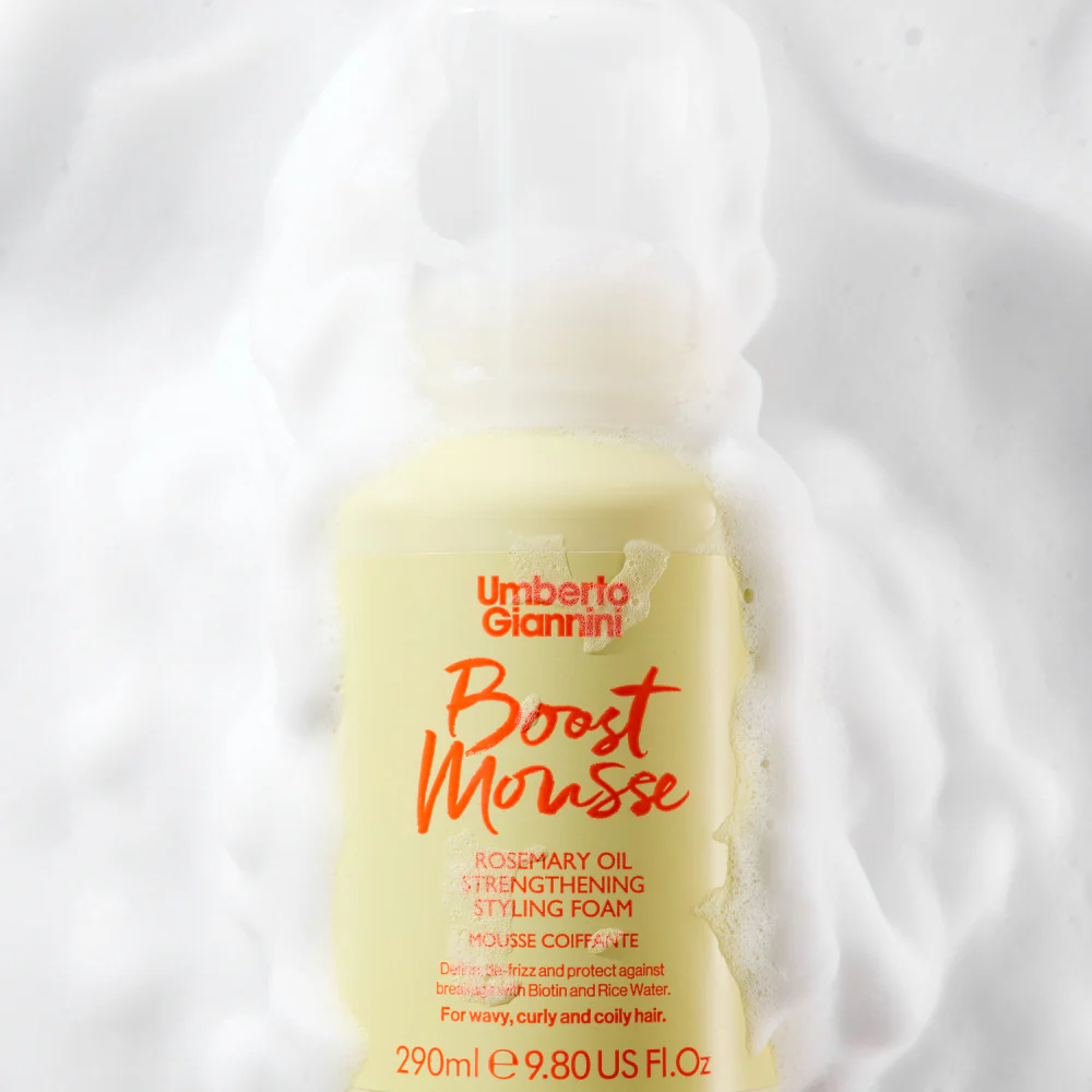 Umberto Giannini Boost Mousse Rosemary Oil Strengthening Styling Foam 290ml - Image 7