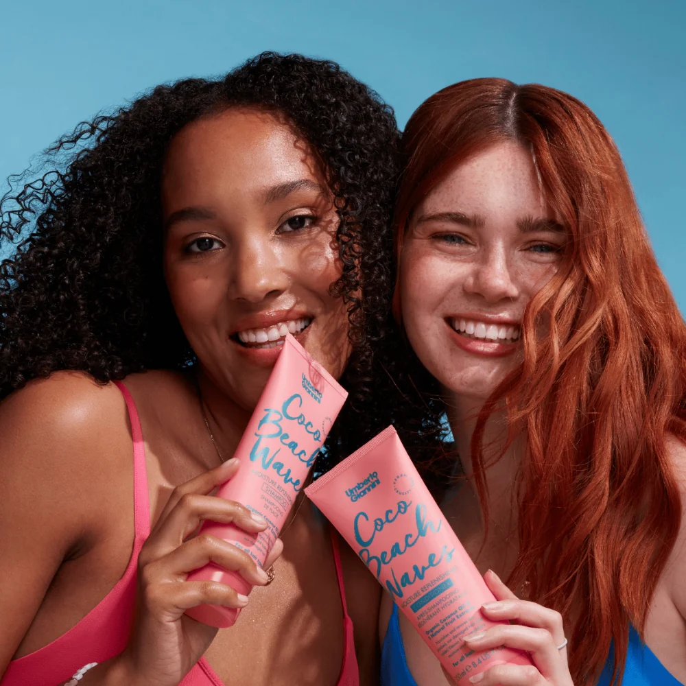 Umberto Giannini Coco Beach Waves Moisture Replenishing Shampoo & Conditioner Twin 2 x 250ml - Image 8