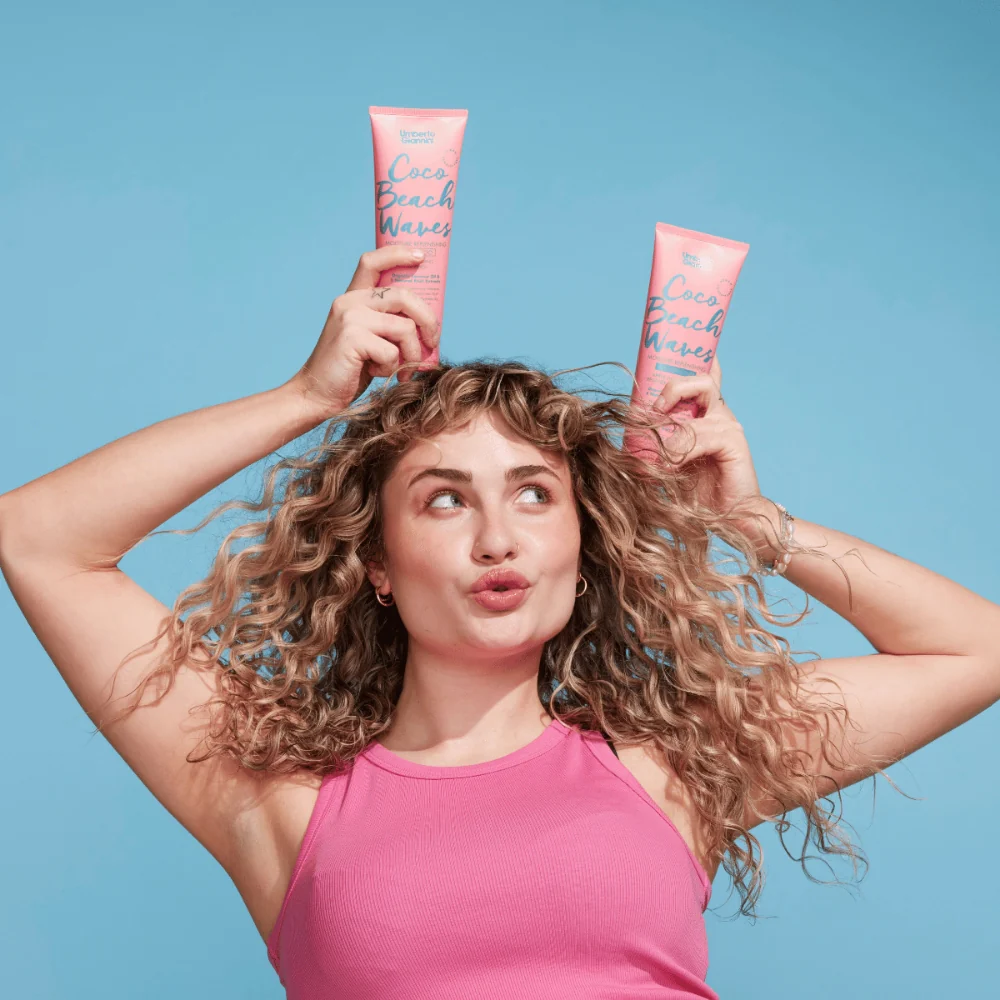 Umberto Giannini Coco Beach Waves Moisture Replenishing Shampoo & Conditioner Twin 2 x 250ml - Image 9