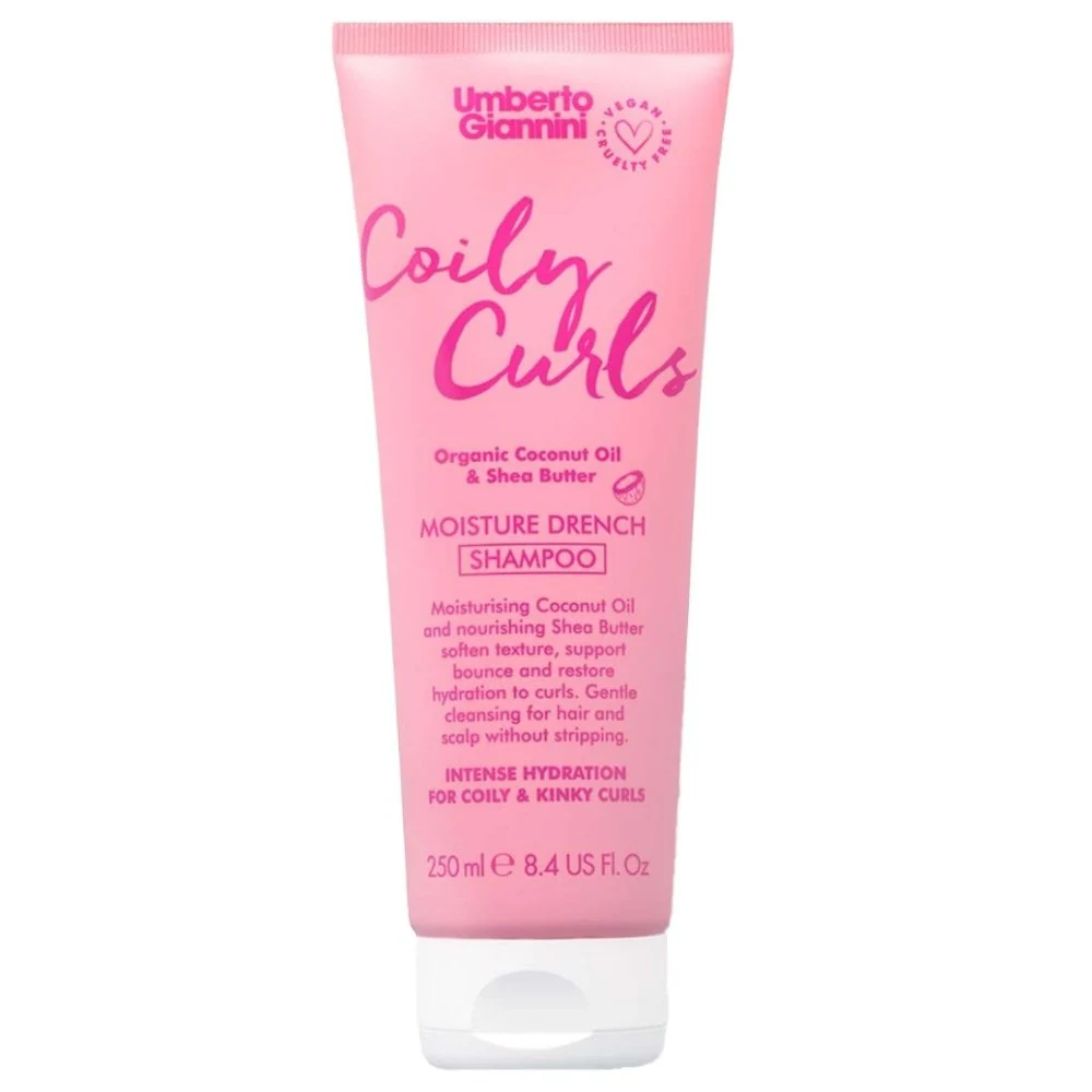 Umberto Giannini Coily Curls Moisture Shampoo & Conditioner Twin 2 x 250ml - Image 2