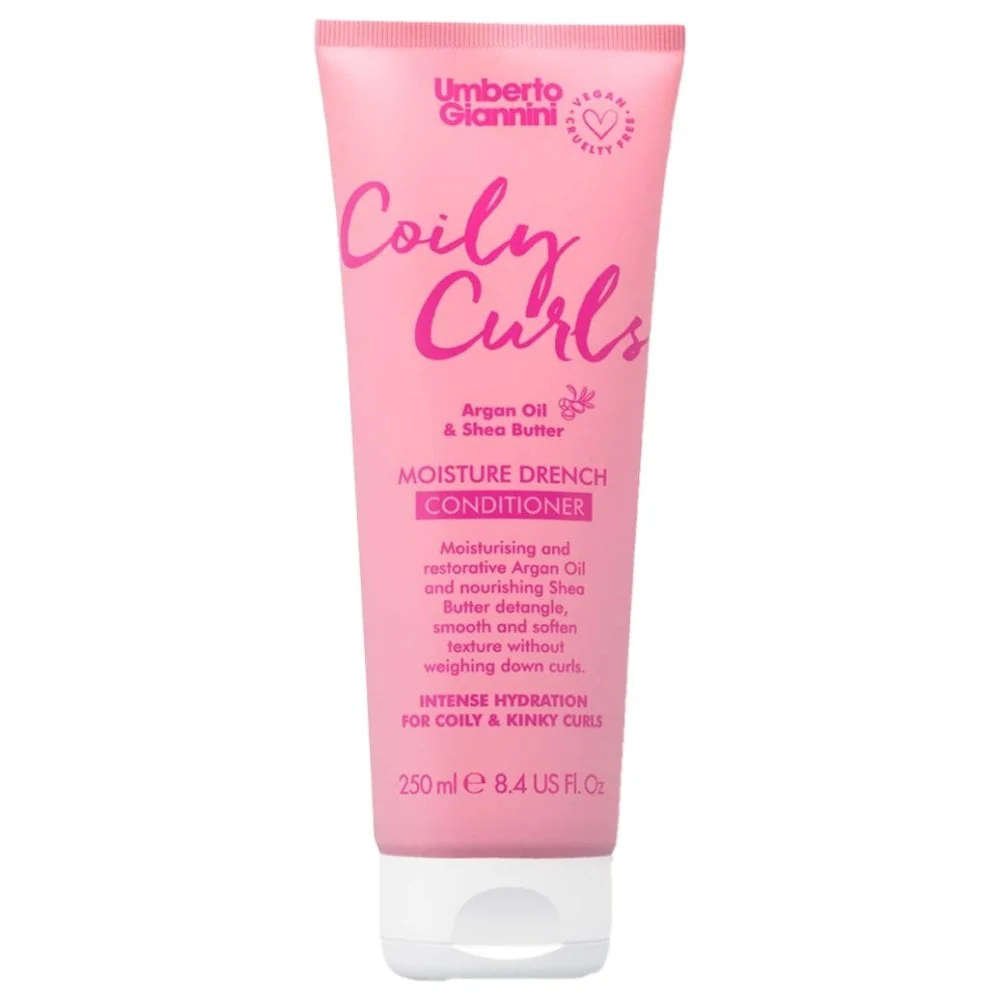 Umberto Giannini Coily Curls Moisture Shampoo & Conditioner Twin 2 x 250ml - Image 3