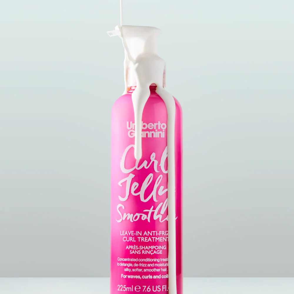 Umberto Giannini Curl Jelly Smoothie Leave-In Anti-Frizz Curl Treatment 250ml - Image 2