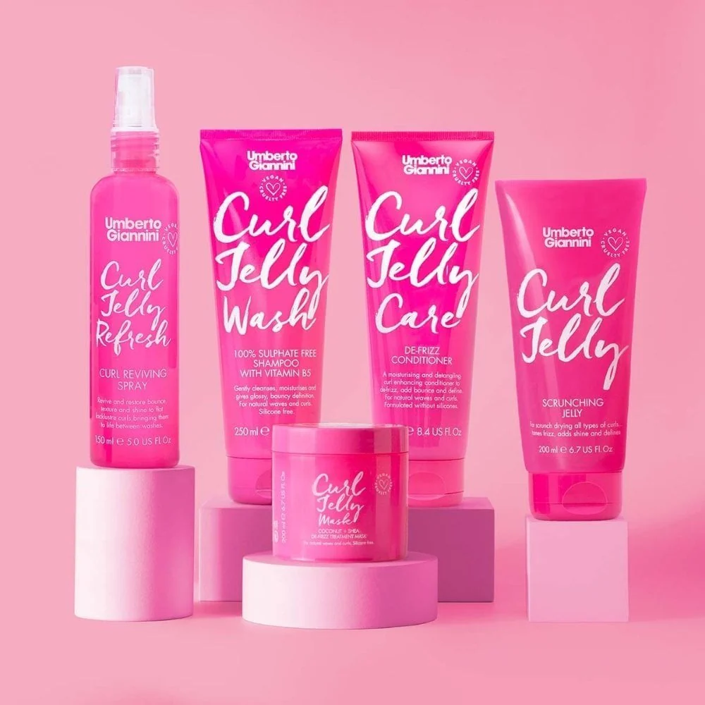 Umberto Giannini Curl Jelly Wash Shampoo & Conditioner Twin 2 x 250ml - Image 4