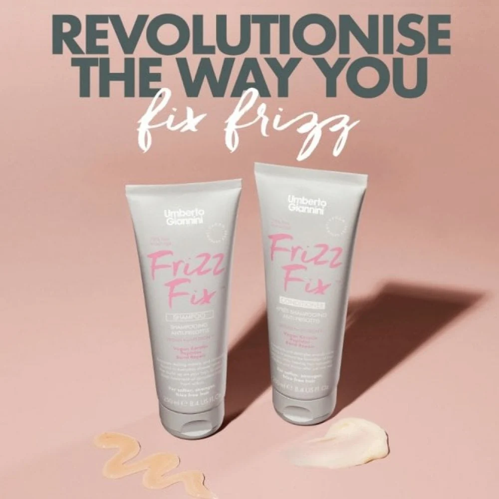Umberto Giannini Frizz Fix Shampoo & Conditioner Twin 2 x 250ml - Image 5