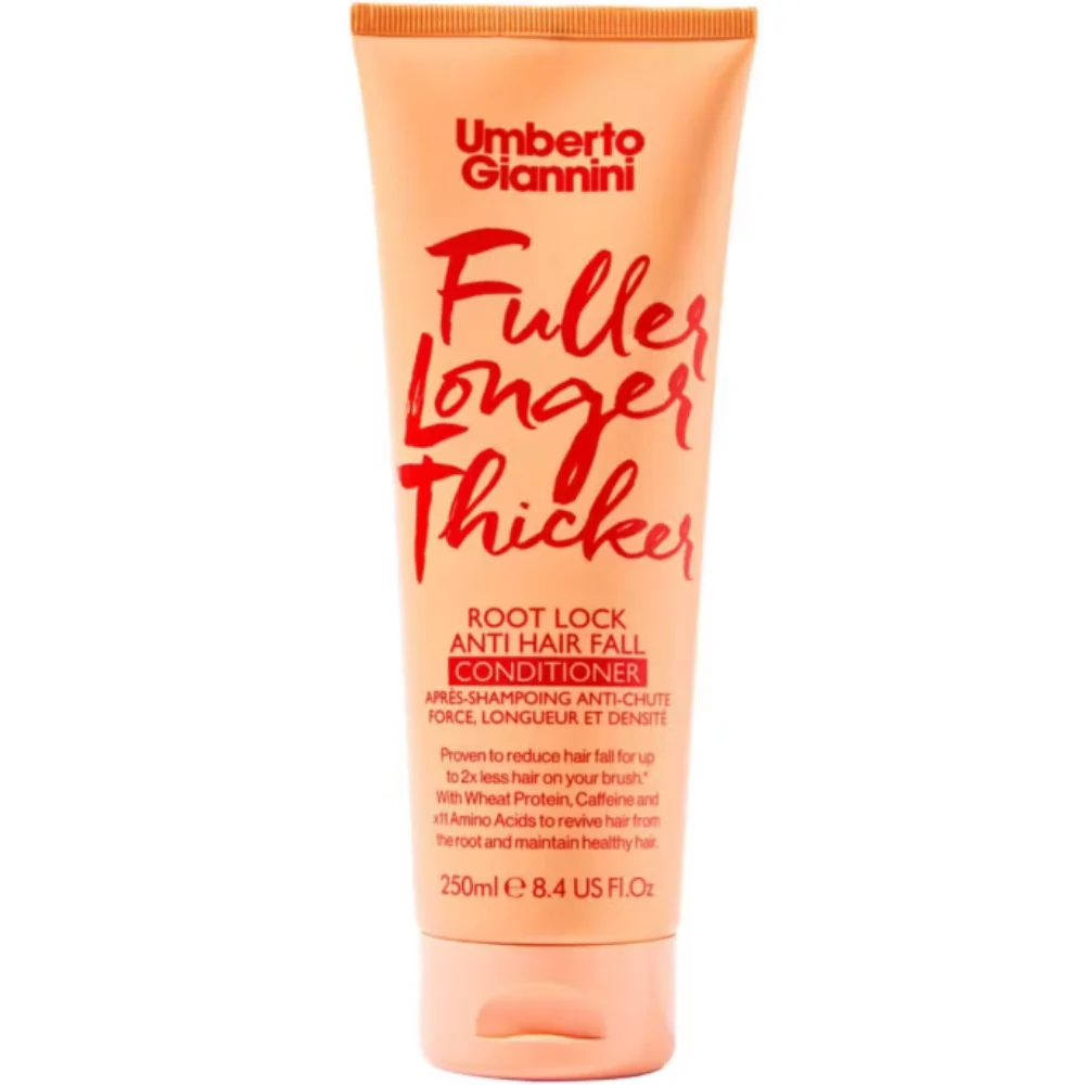 Umberto Giannini Fuller Longer Thicker Root Lock Anti-Hair Fall Shampoo & Conditioner Twin 2 x 250ml - Image 3