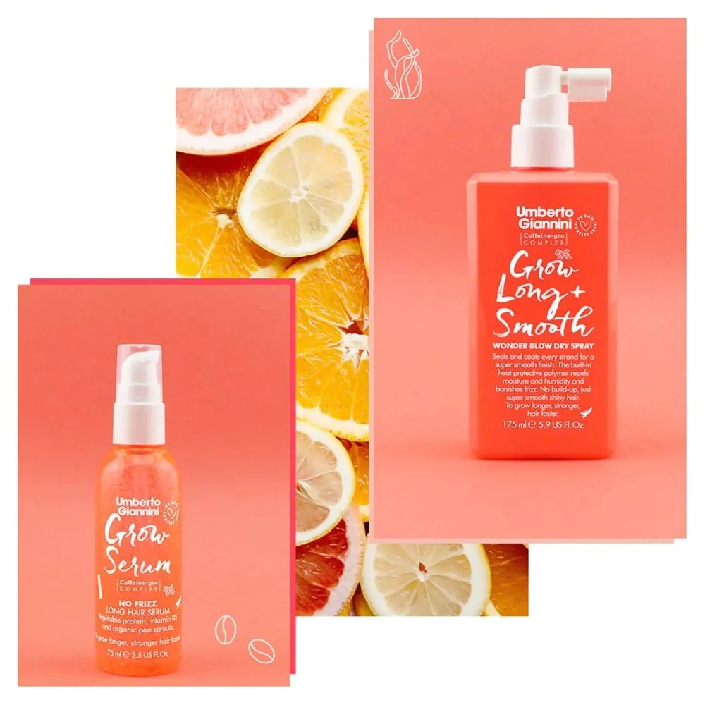 Umberto Giannini Grow Serum No Frizz Serum 75ml - Image 3