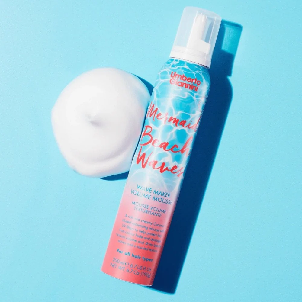 Umberto Giannini Mermaid Beach Waves Volume Mousse 200ml - Image 2